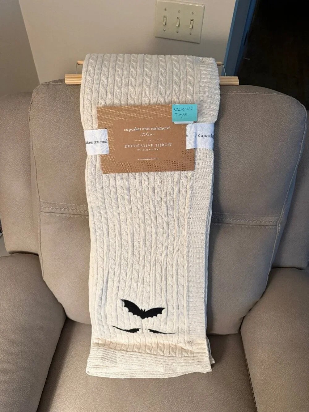 Cupcakes & Cashmere Halloween 2026 Bats Blanket & Pillow Viral TikTok U CHOOSE
